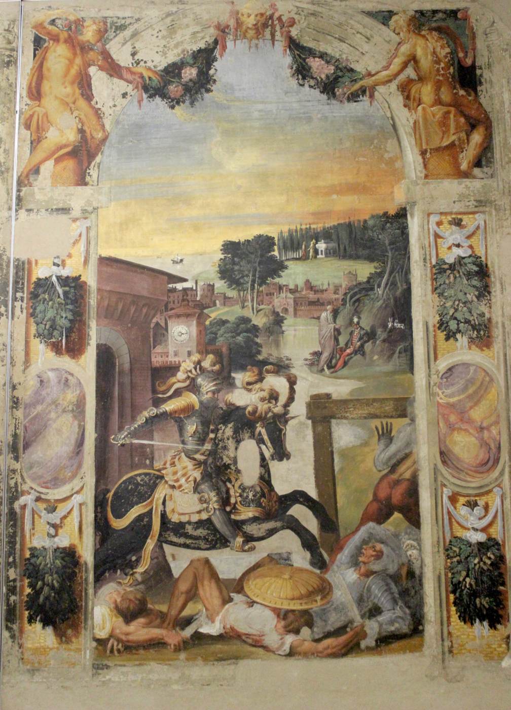 Orlando Furioso scenes (detail)