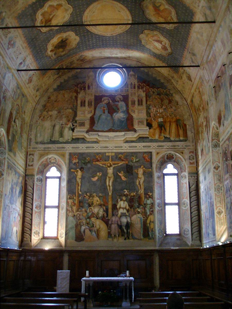 View of the altar wall
