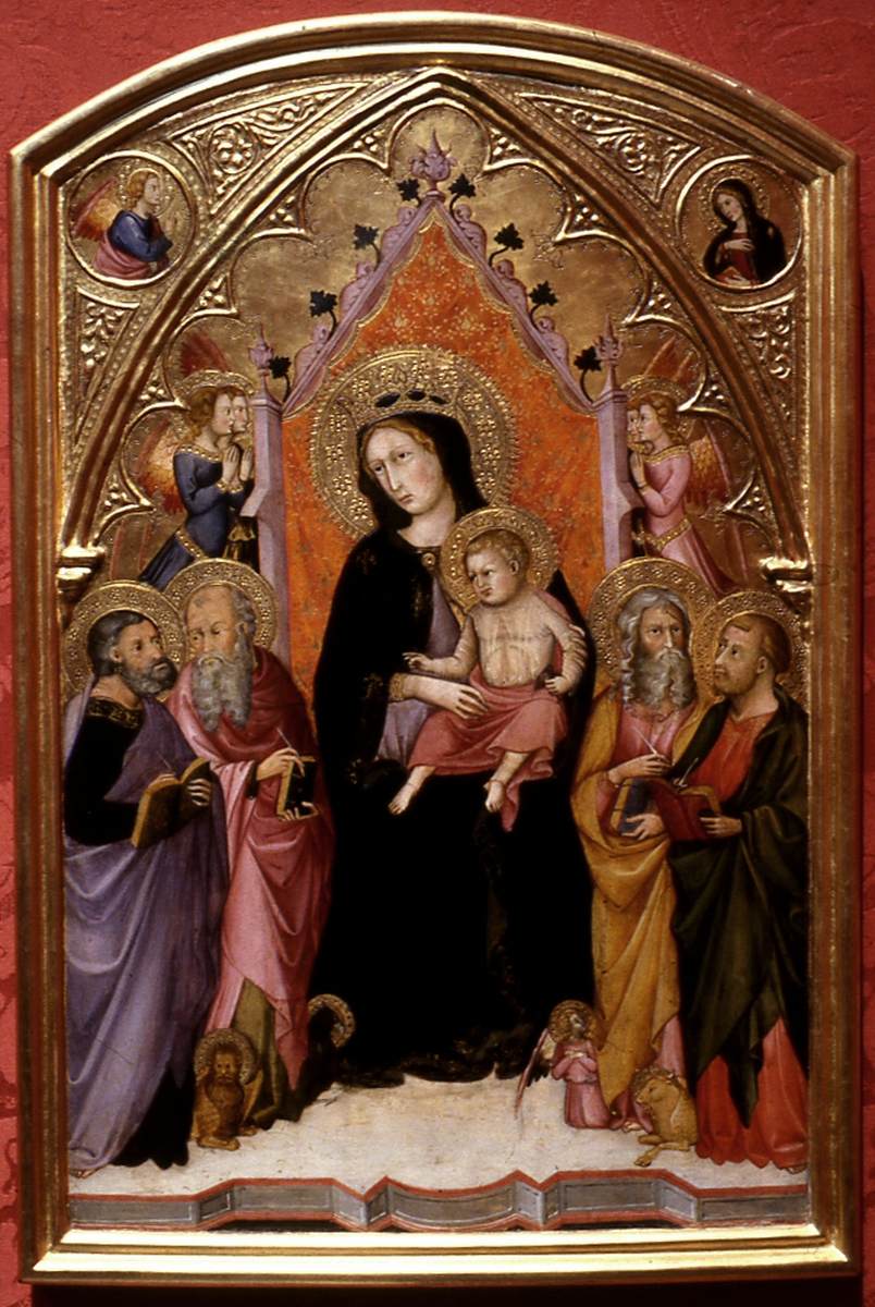 Virgin and Child with the Four Evangelists
