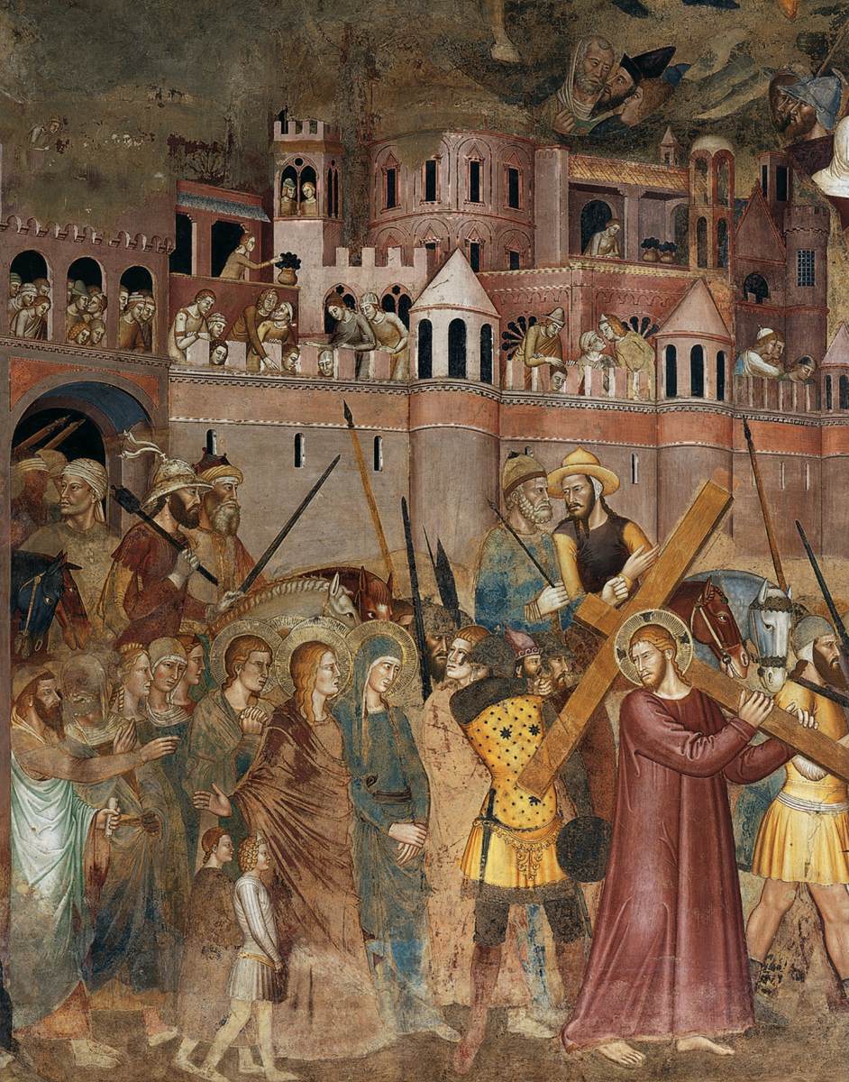 Bearing of the Cross (detail)
