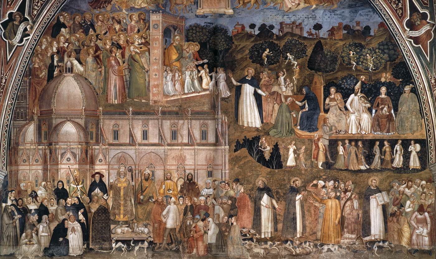 The Church as the Path to Salvation (east wall)