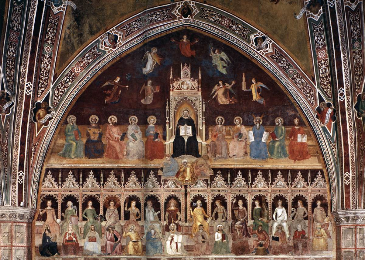 The Triumph of St Thomas Aquinas (west wall)