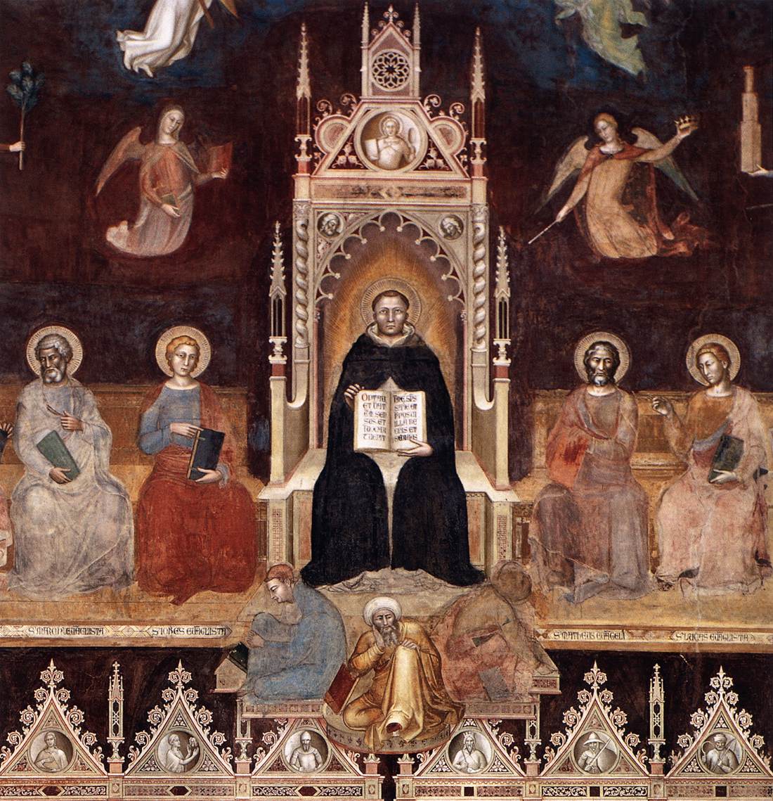 The Triumph of St Thomas Aquinas (detail)