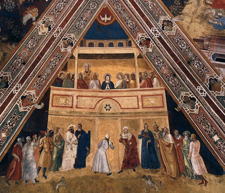 Miracle of Pentecost (west vault cell)