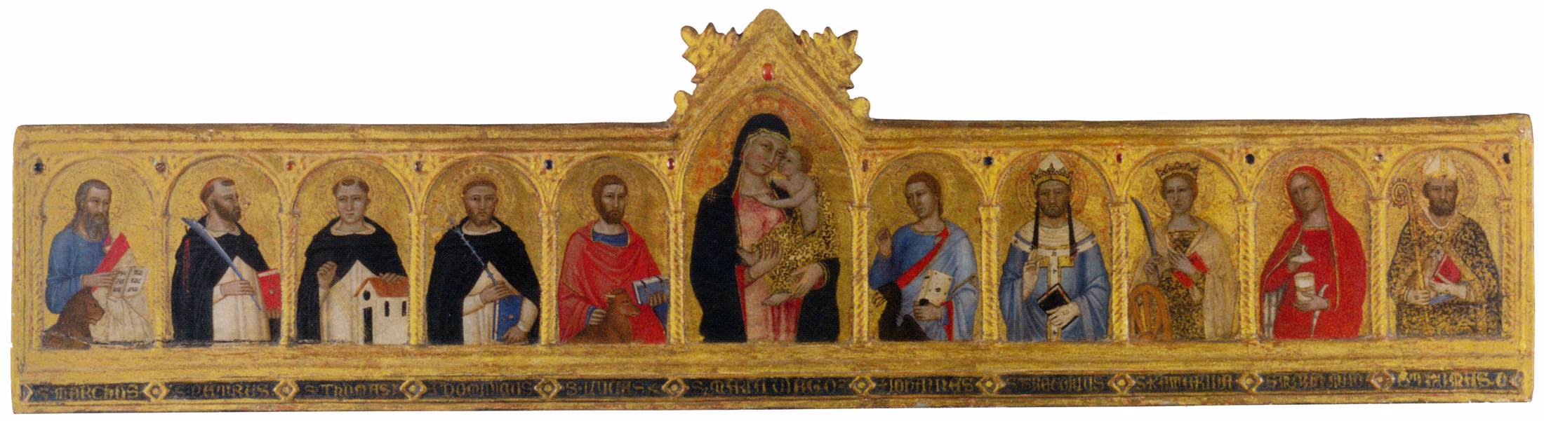 The Virgin and Child with Ten Saints