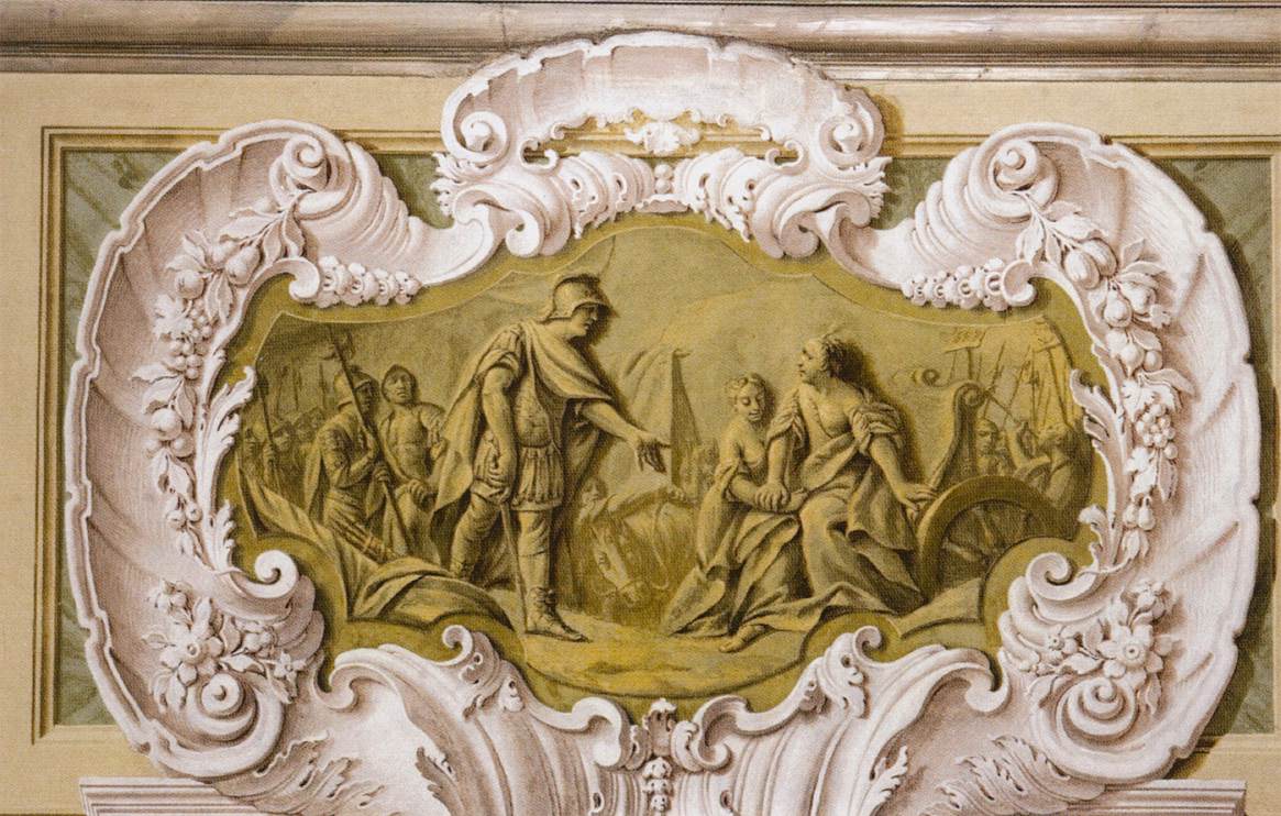 Coriolanus Accepting the Command of the Roman Troops