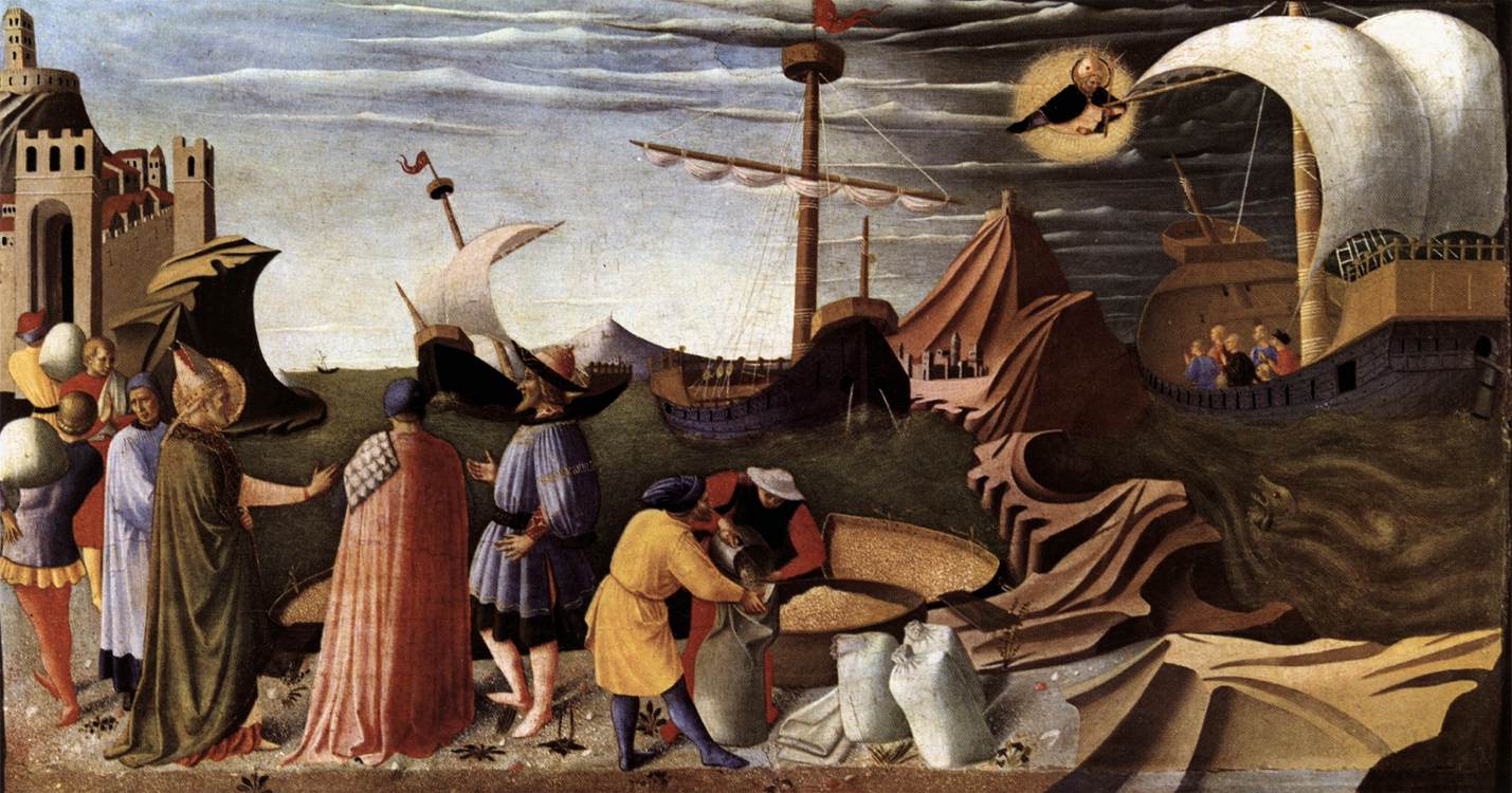 The Story of St Nicholas: St Nicholas saves the ship