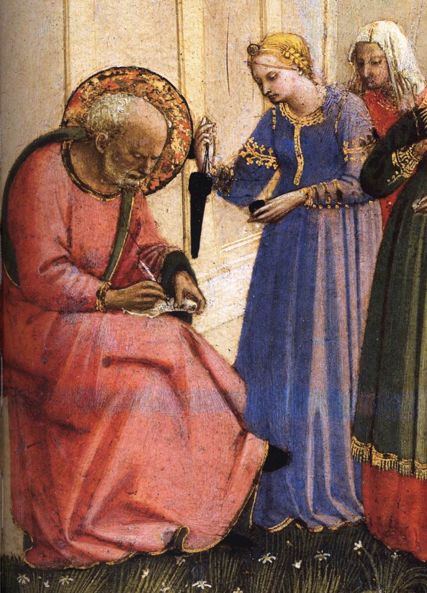 The Naming of St John the Baptist (detail)