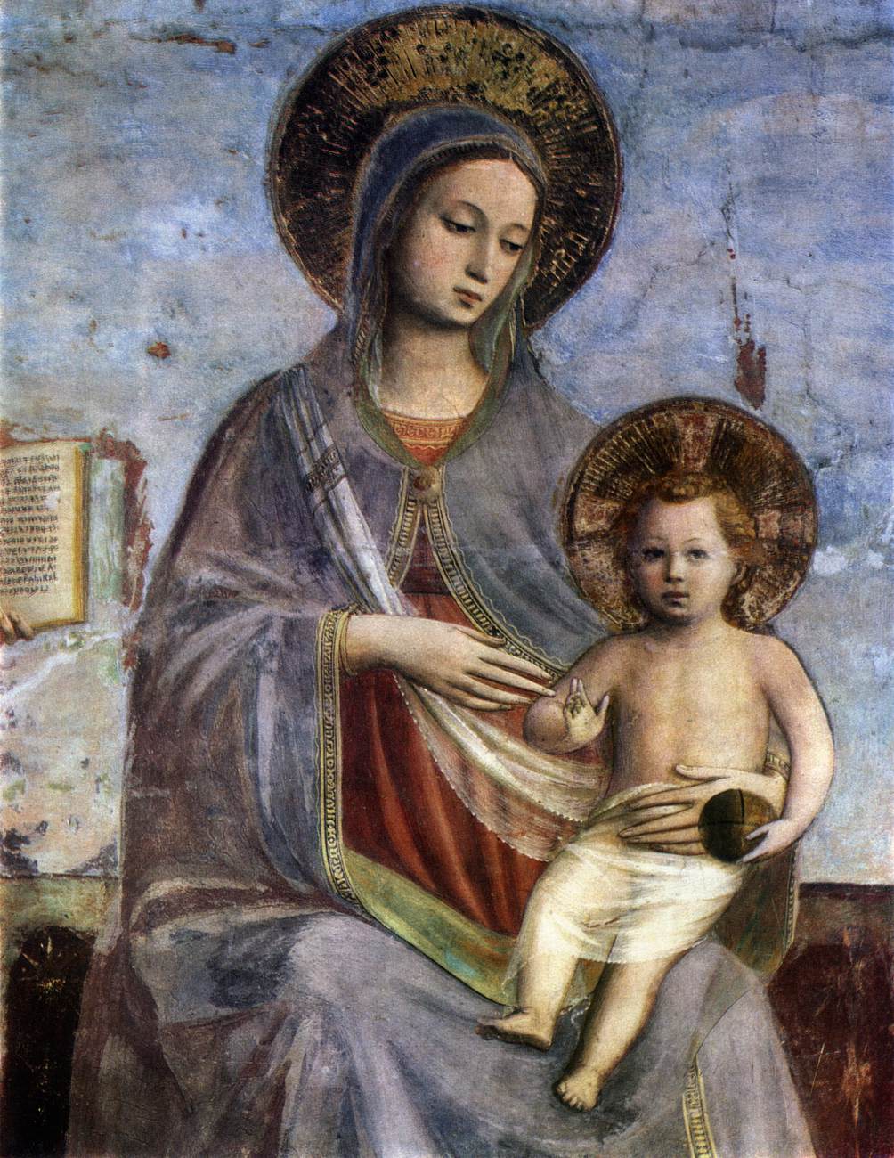 Virgin and Child with Sts Dominic and Thomas Aquinas (detail)