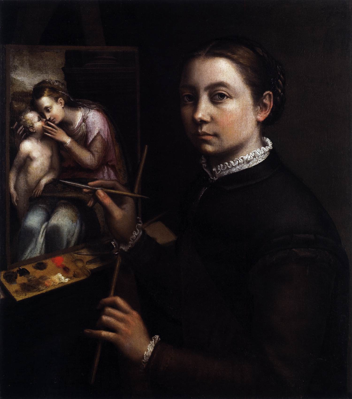 Self-Portrait at the Easel
