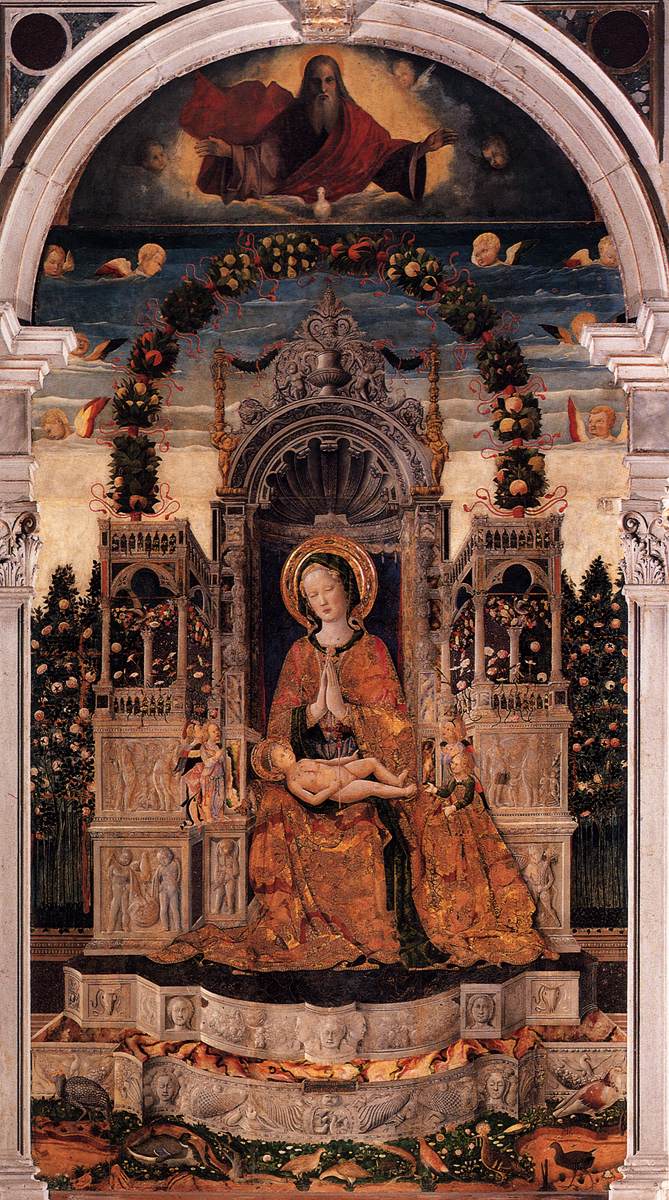 Madonna and Child Enthroned