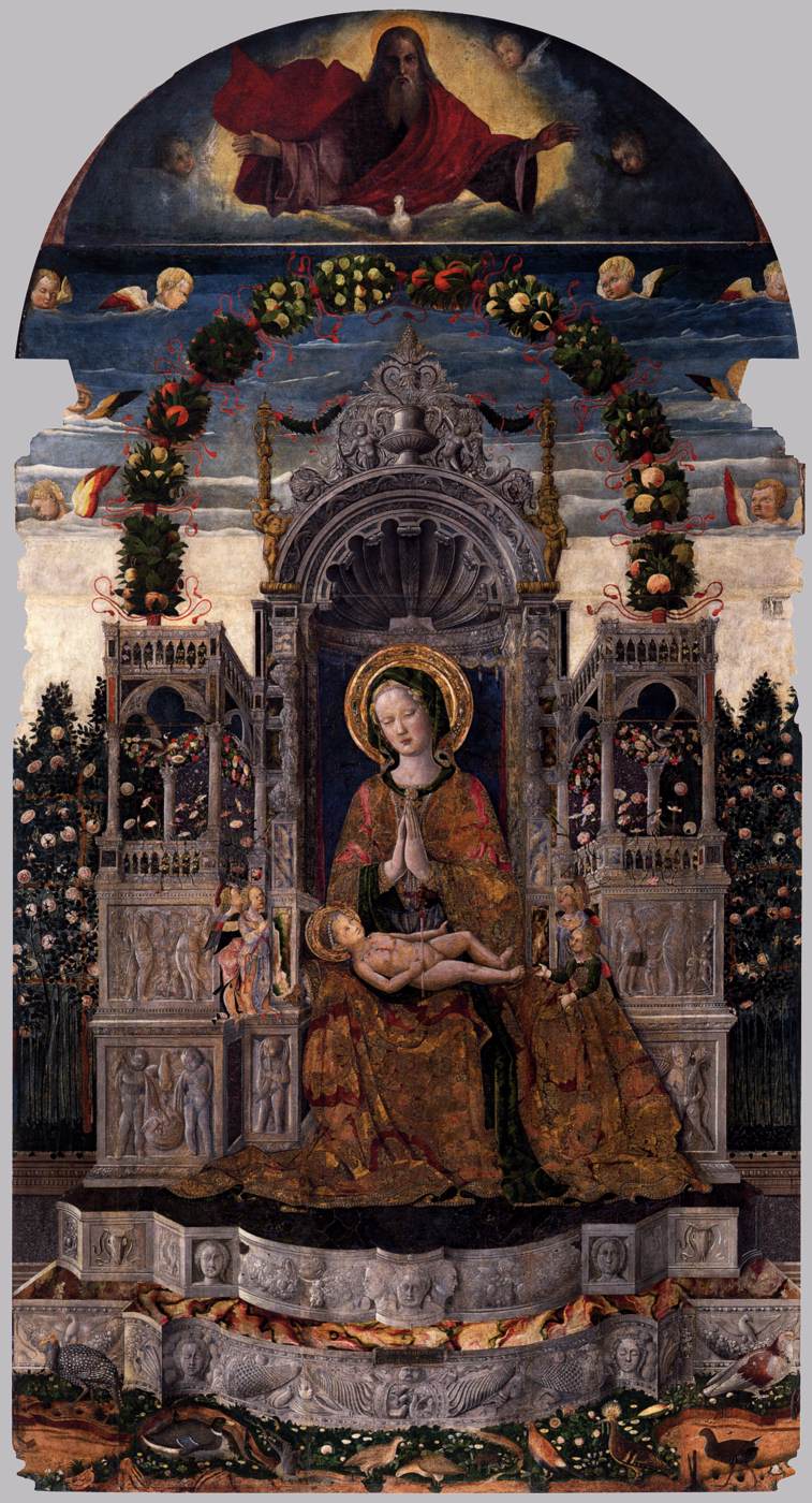 Madonna and Child Enthroned