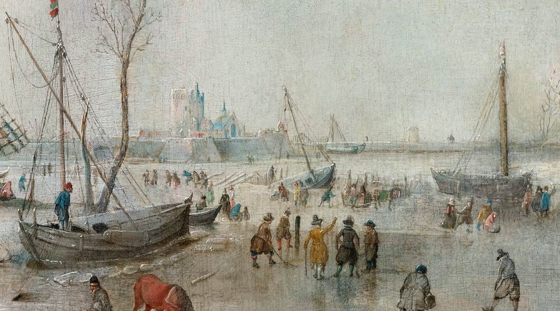 Winter Scene (detail)