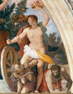 Lunette fresco (detail)