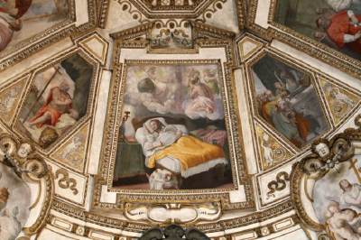 Scenes from the life of St Jerome (detail)