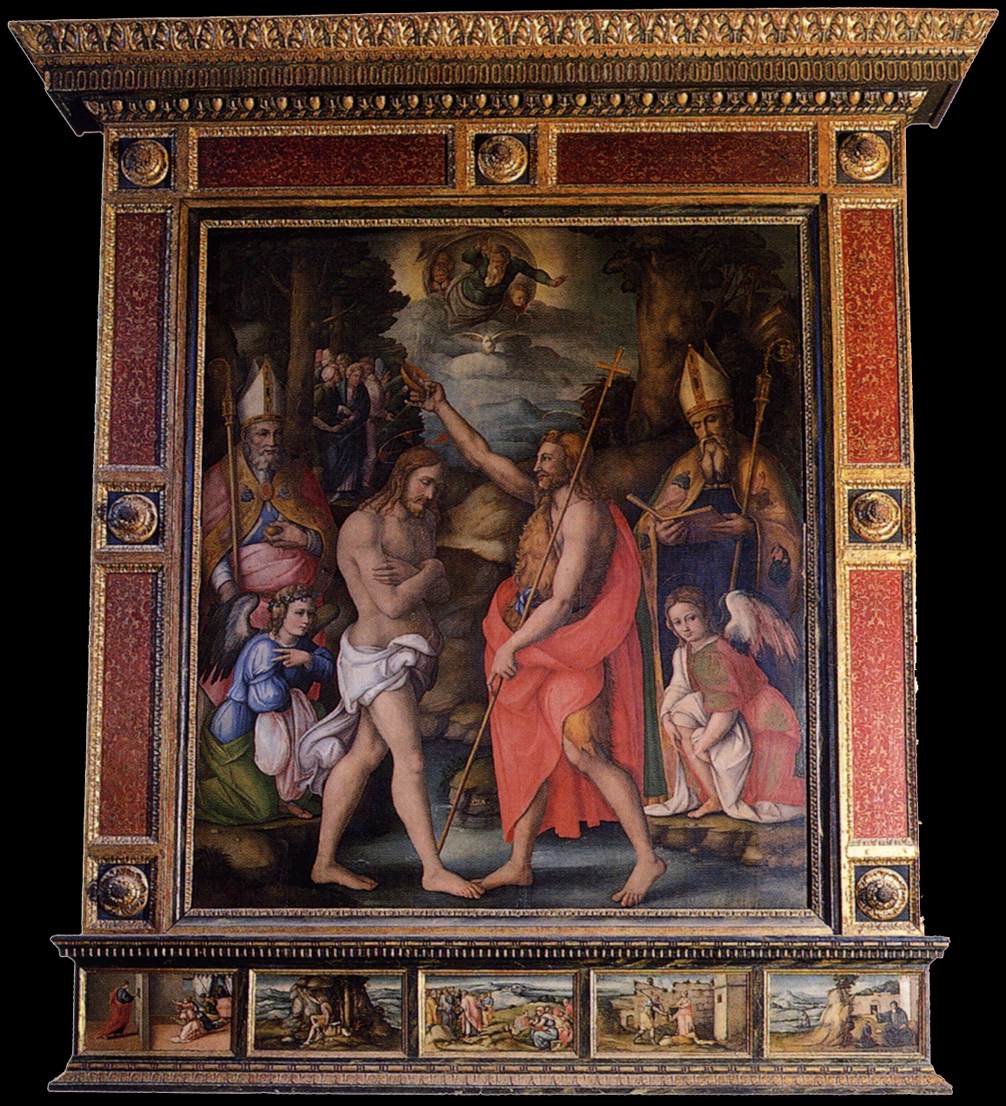 Baptism of Christ with Saints