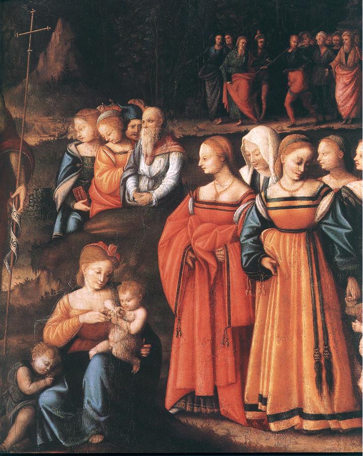 The Preaching of Saint John the Baptist (detail)