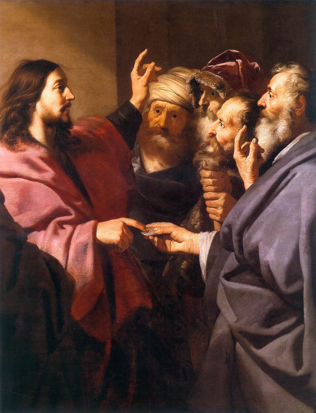 The Tribute Money (detail)