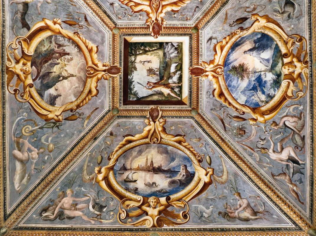 Grotesques with Imaginary Landscapes by Cesare Baglione
