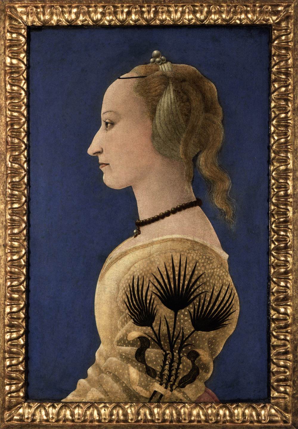 Portrait of a Lady in Yellow (with frame)