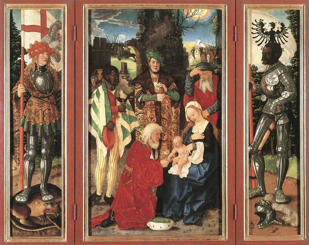 Three Kings Altarpiece (open)