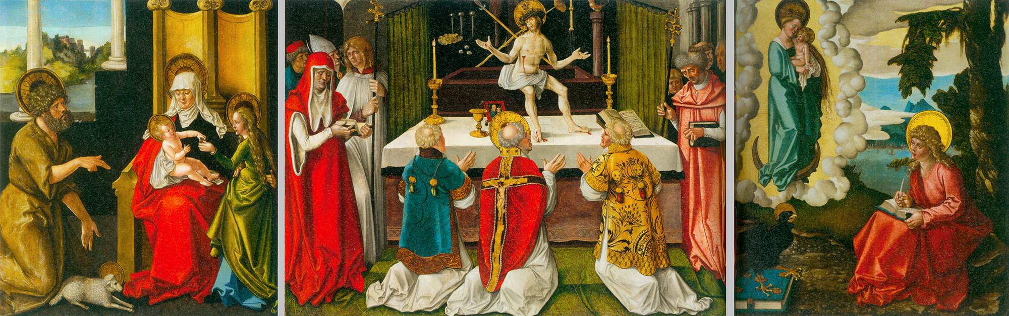 Reconstruction of a triptych