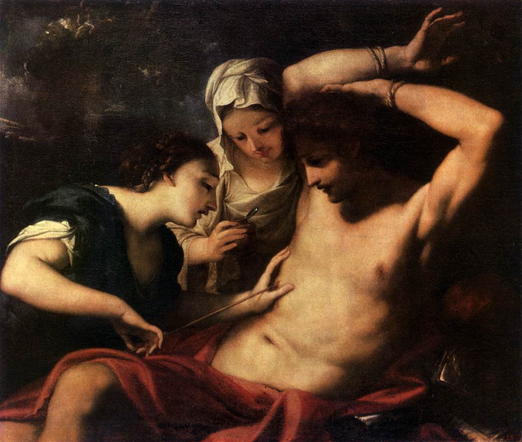 St Sebastian Nurced by St Irene