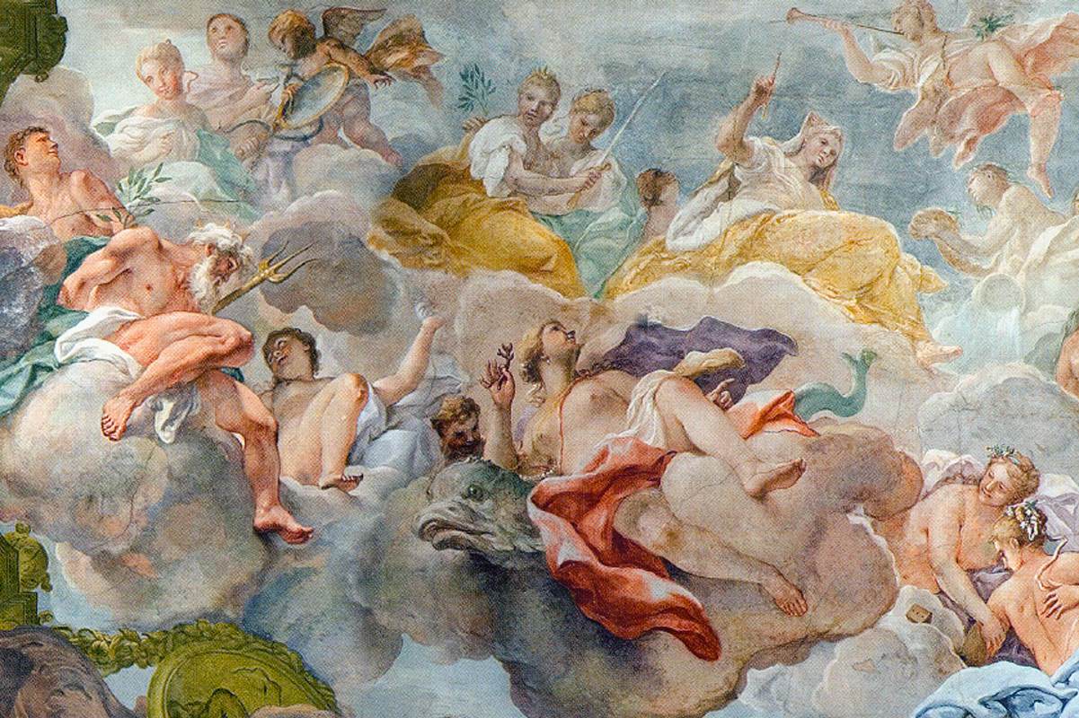 Ceiling fresco (detail)