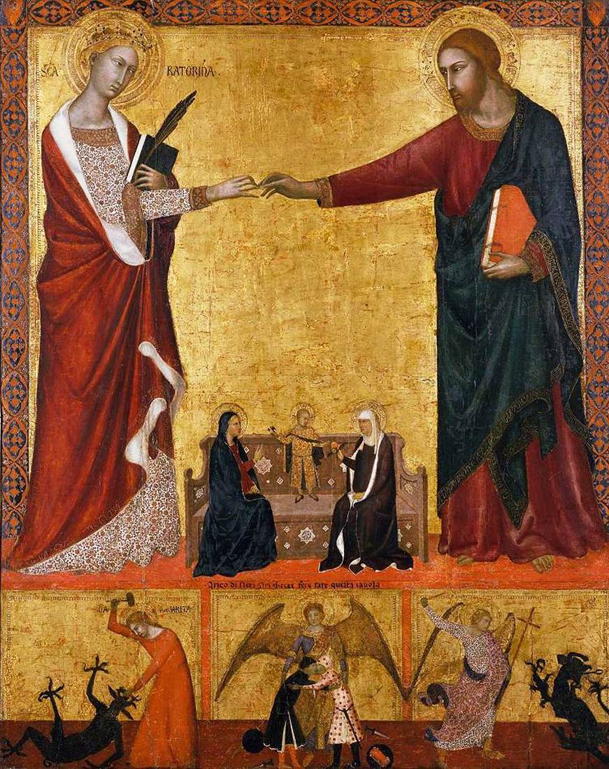 The Mystical Marriage of Saint Catherine