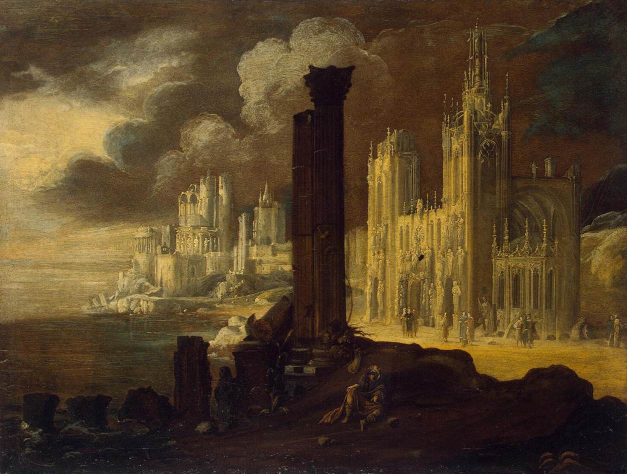 Landscape with Buildings