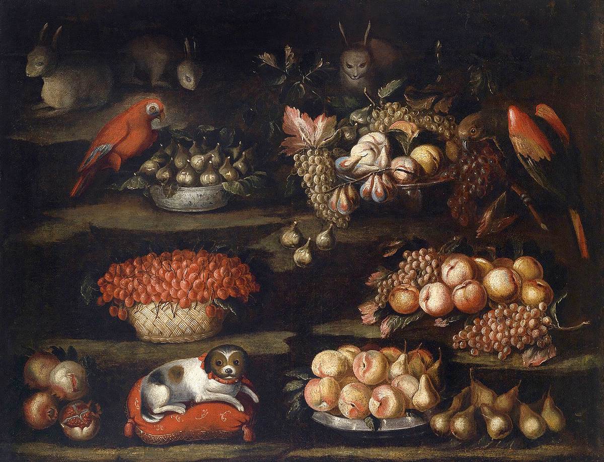 Still-Life with Animals and Fruit