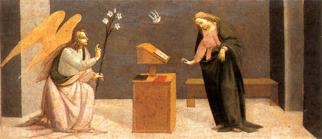 Predella: Annunciation
