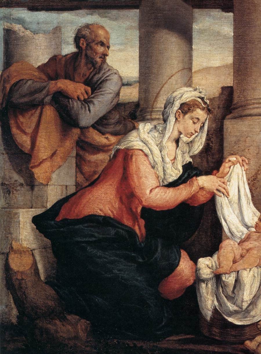 Adoration of the Shepherds (detail)