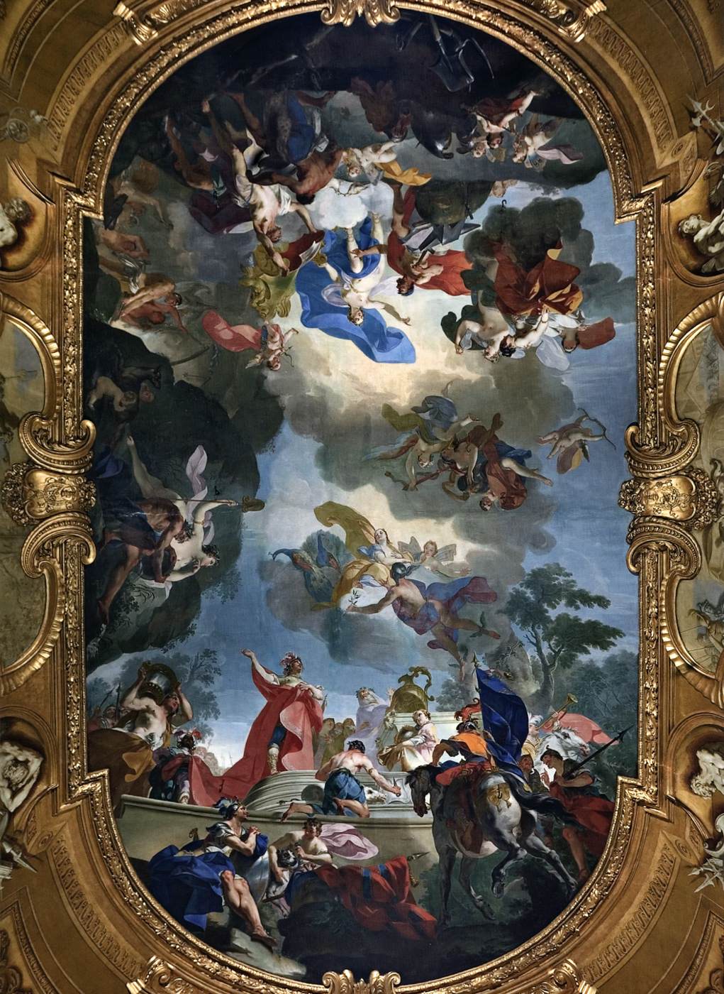 Aeneas Legend: Aeneas Performing Obsequies for His Father