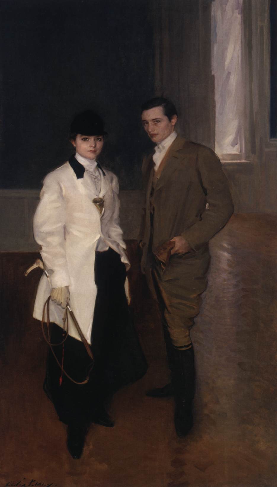 Charles Sumner Bird and His Sister Edith Bird Bass