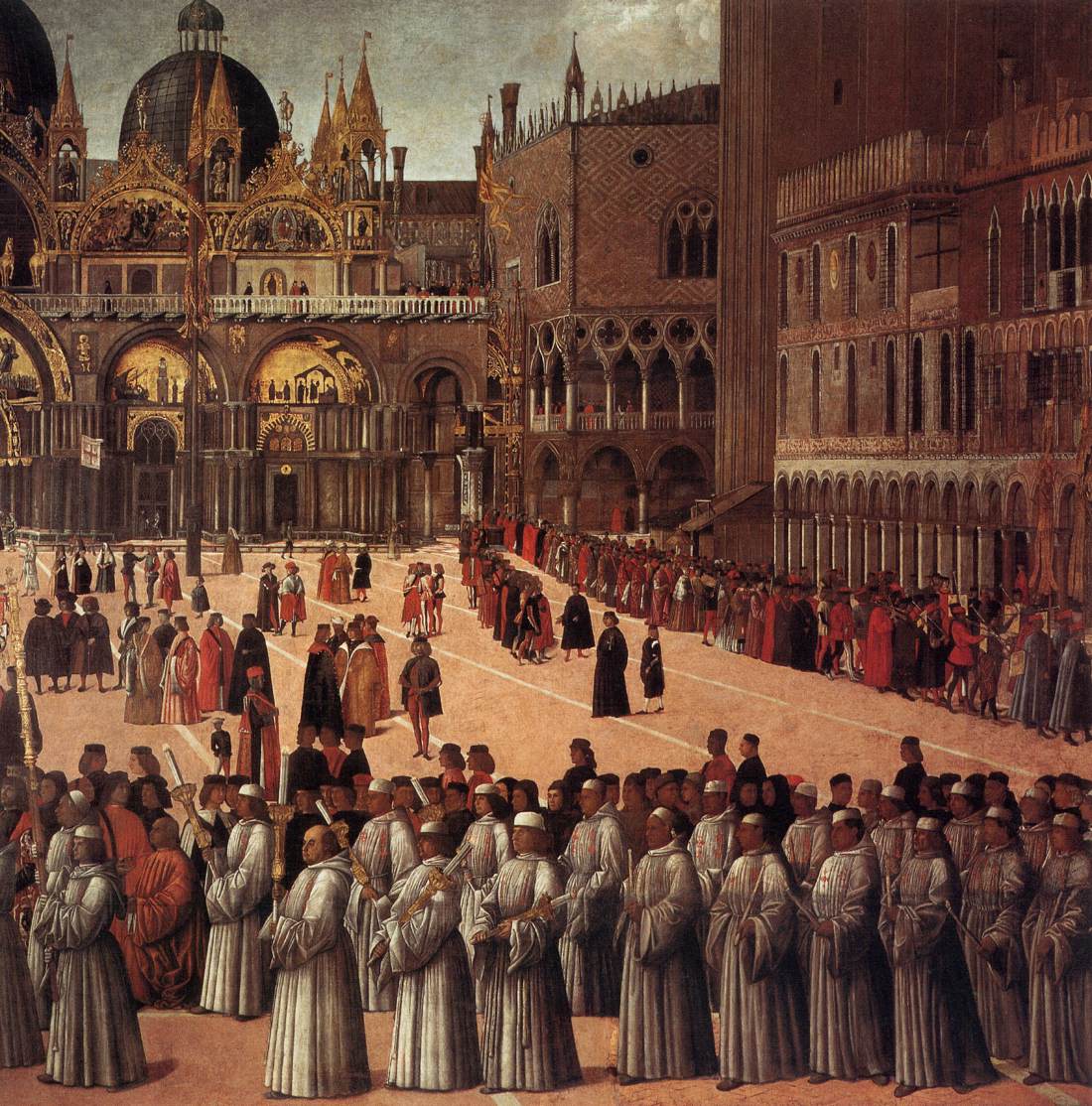Procession in Piazza San Marco (detail)