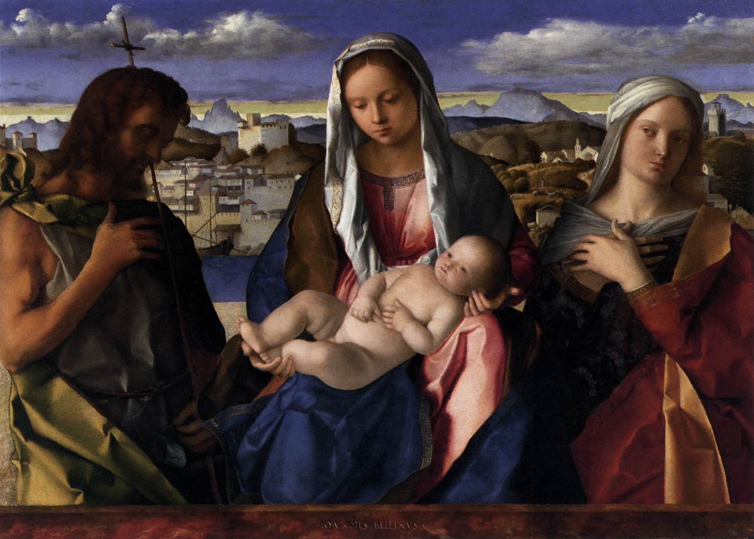 Madonna and Child with St John the Baptist and a Saint