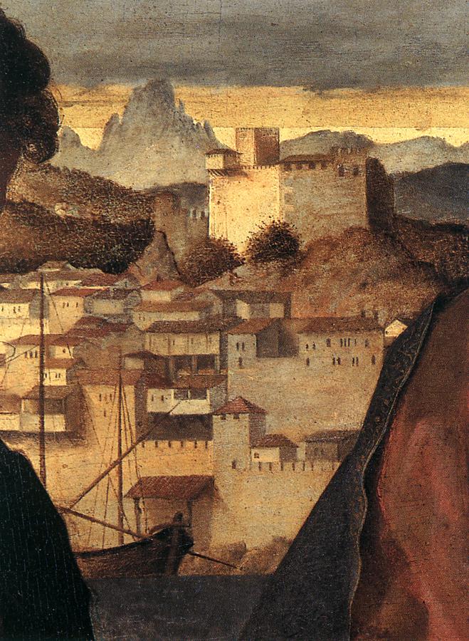 Madonna and Child with St John the Baptist and a Saint (detail)
