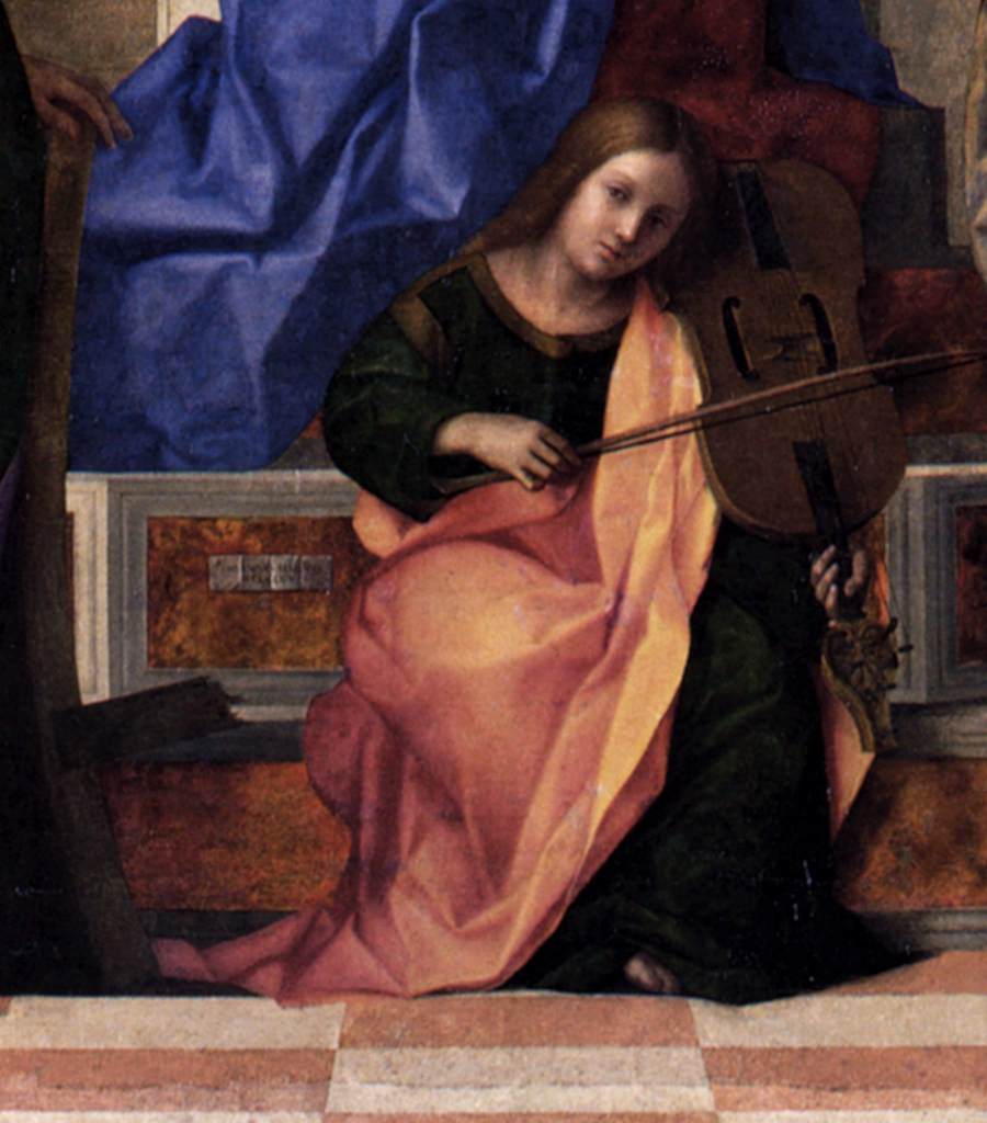 San Zaccaria Altarpiece (detail)