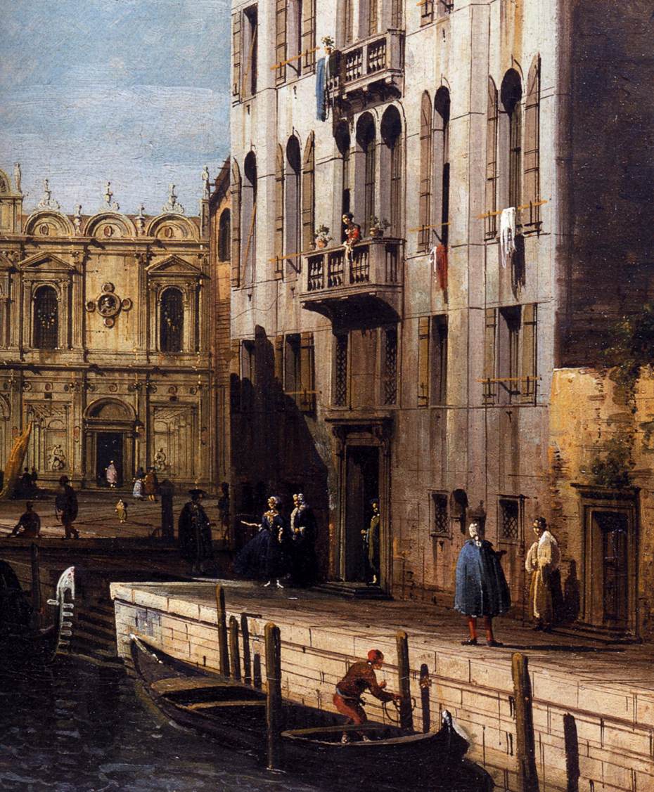 Rio dei Mendicanti with the Scuola di San Marco (detail)