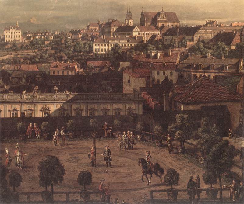 View of Warsaw from the Royal Palace (detail)