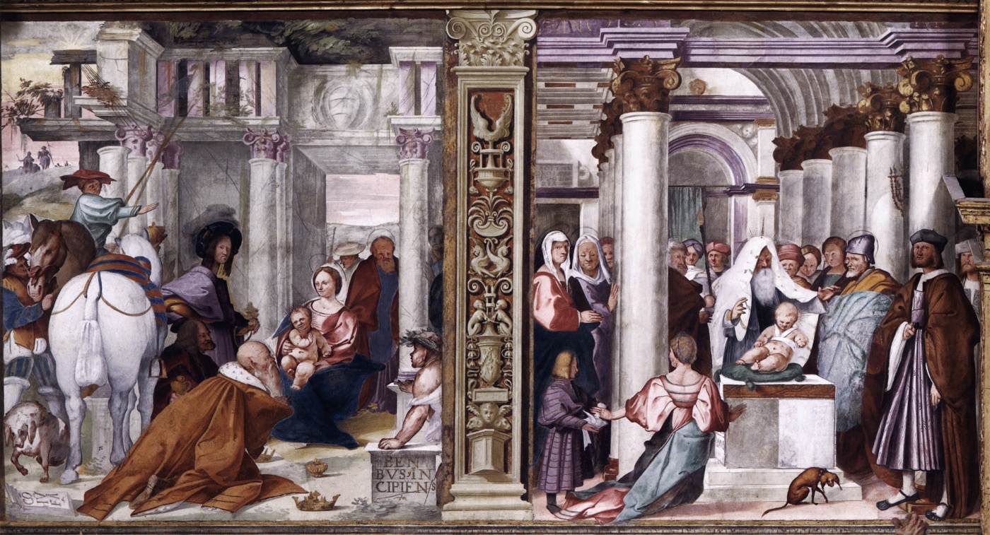 Adoration of the Magi and Presentation in the Temple