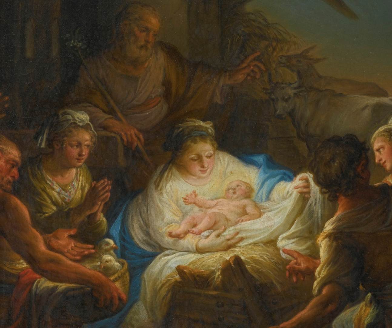 Adoration of the Shepherds (detail)