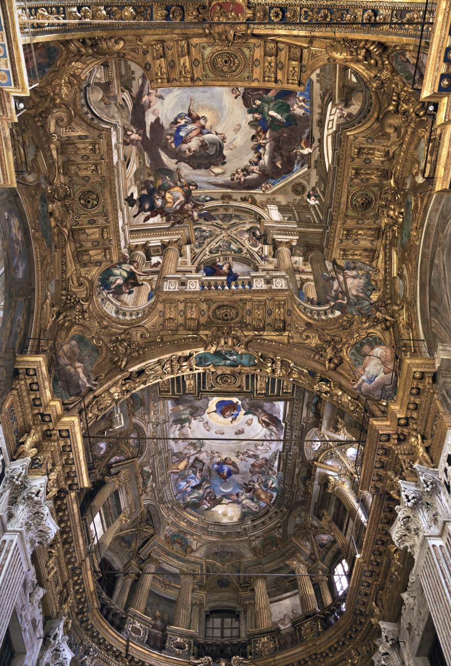 Choir vault and apse decoration
