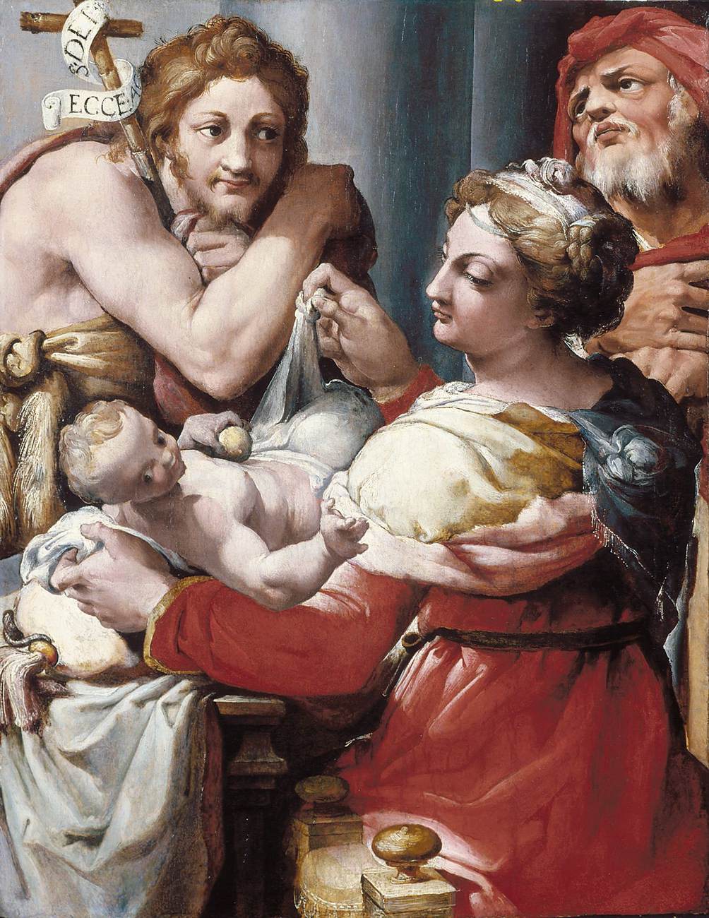 The Holy Family with St John the Baptist