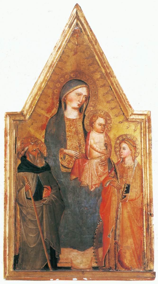 Madonna and Child with Sts Anthony the Hermit and Catherine of Alexandria
