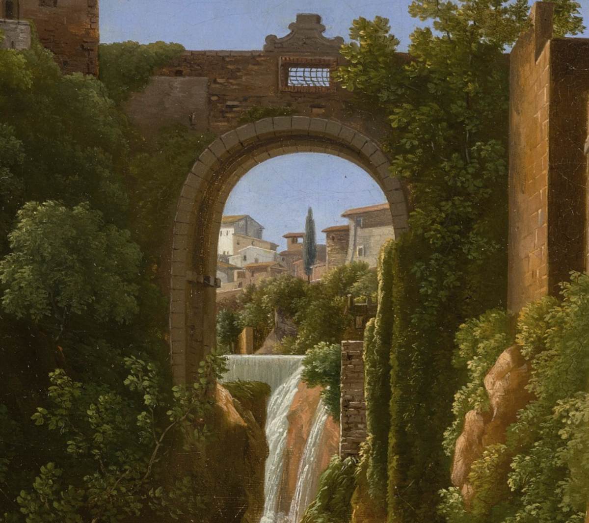 View of the Ponte Rocco, Tivoli (detail)