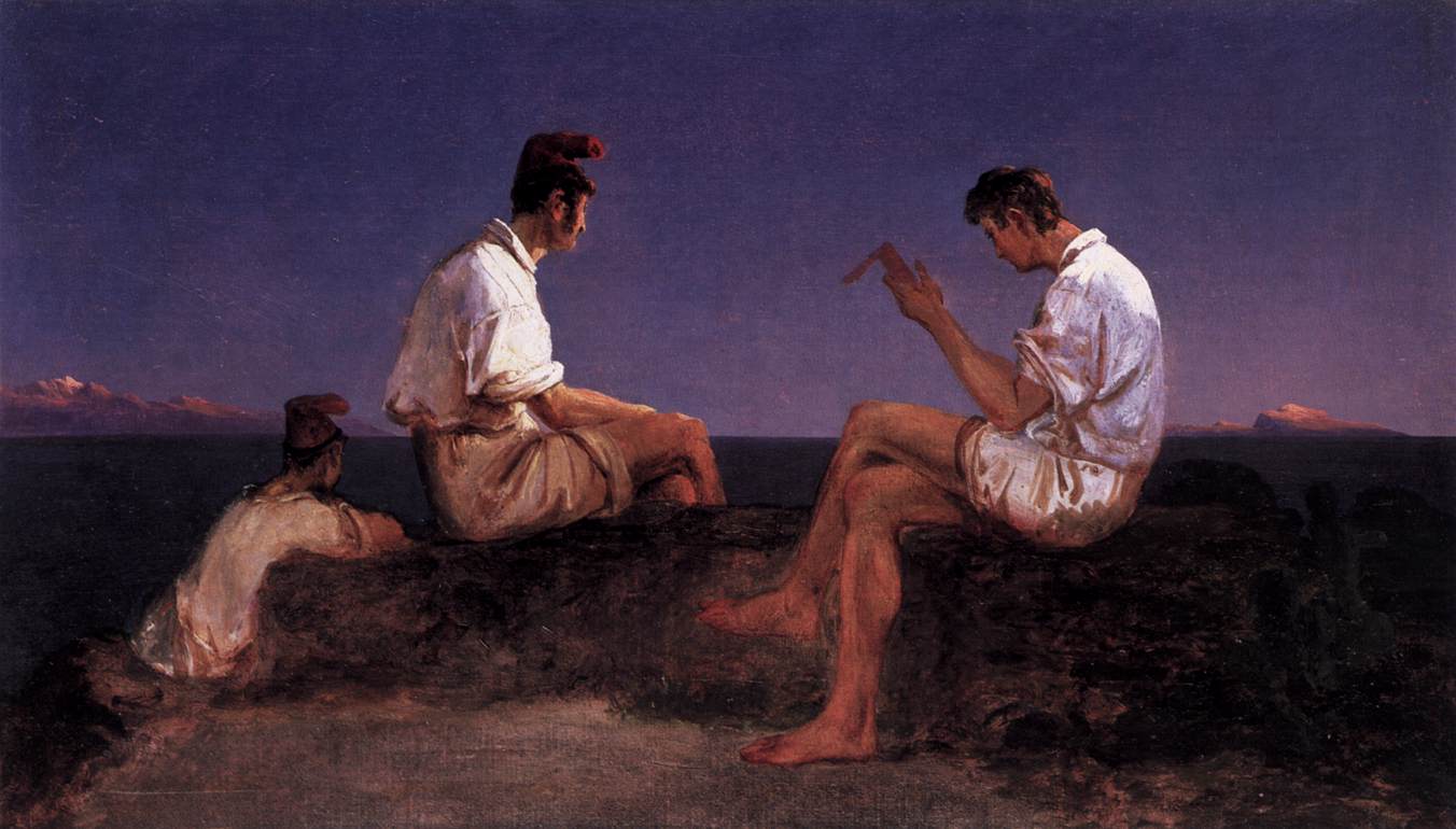 Fishermen at the Gulf of Naples