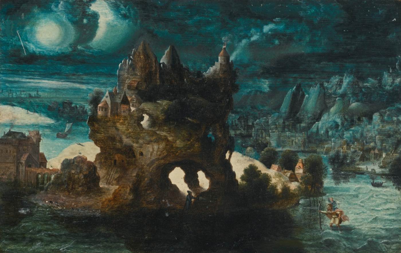 Fantastical Moonlit Landscape