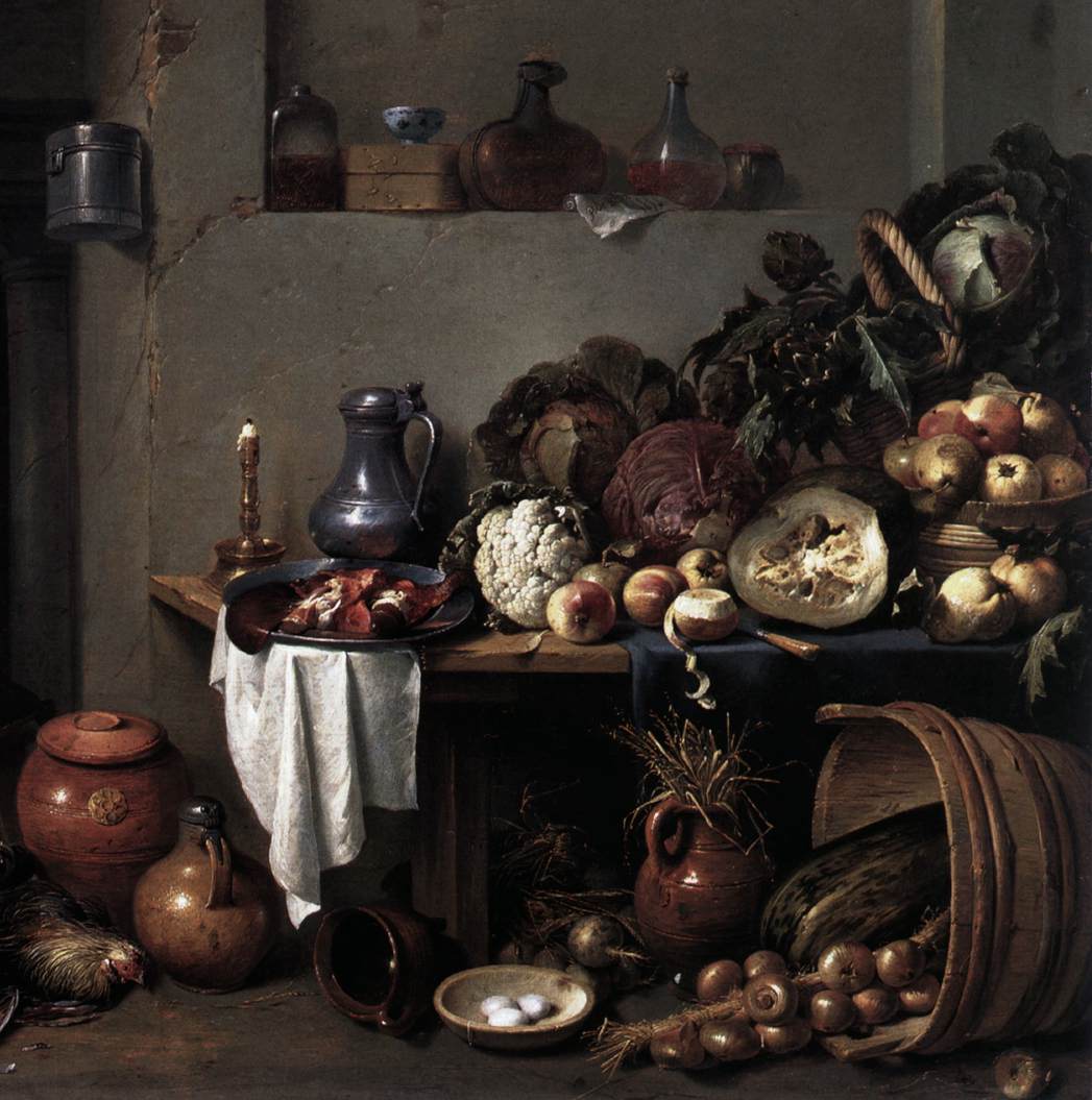 Christ in the House of Mary and Martha (detail)